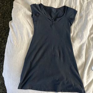 Washed black T-shirt dress Brandy Melville